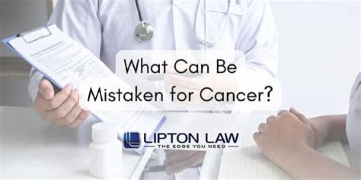 What can cancer be mistaken for?