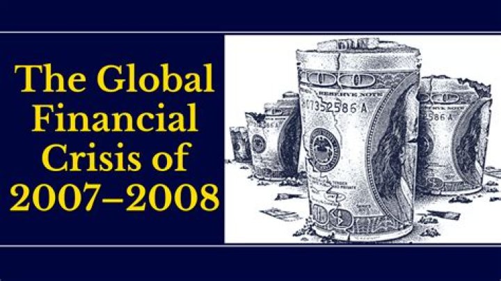 What caused the global financial crisis?