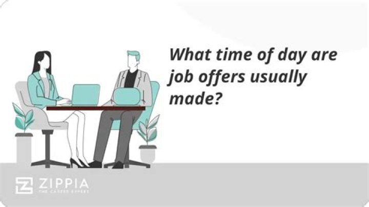 What day are job offers usually made?