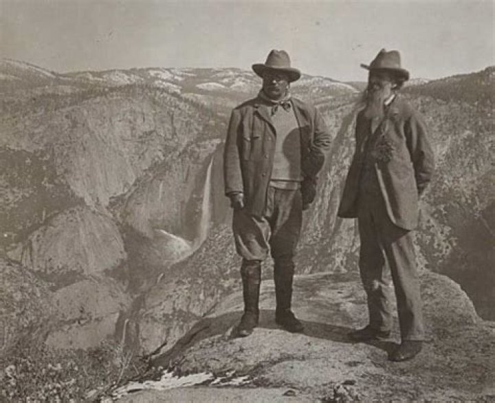 What did John Muir encourage Theodore Roosevelt?