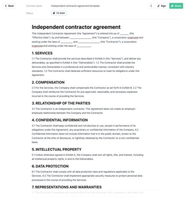 What do general contractors look for in a contract?
