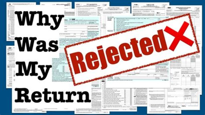 What do I do if my e-file is rejected?