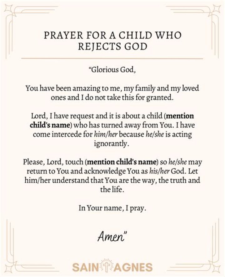 What do you do when your child rejects God?