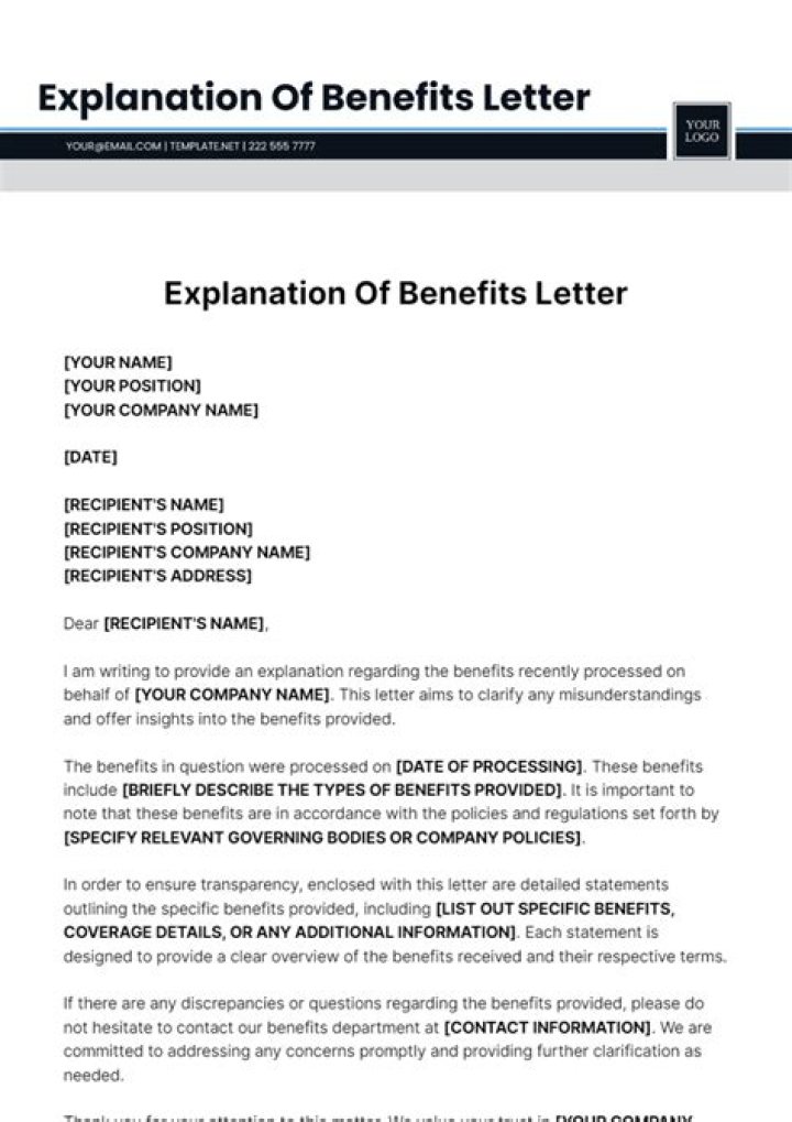 What do you do with explanation of benefits?