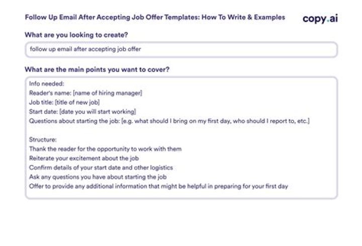What do you say when accepting a job opportunity?
