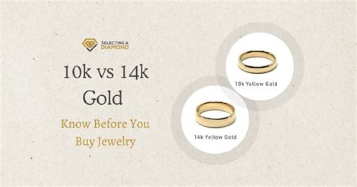 What does 10K F mean on a ring?