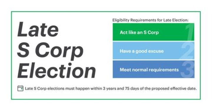 What does an S corporation election not require?