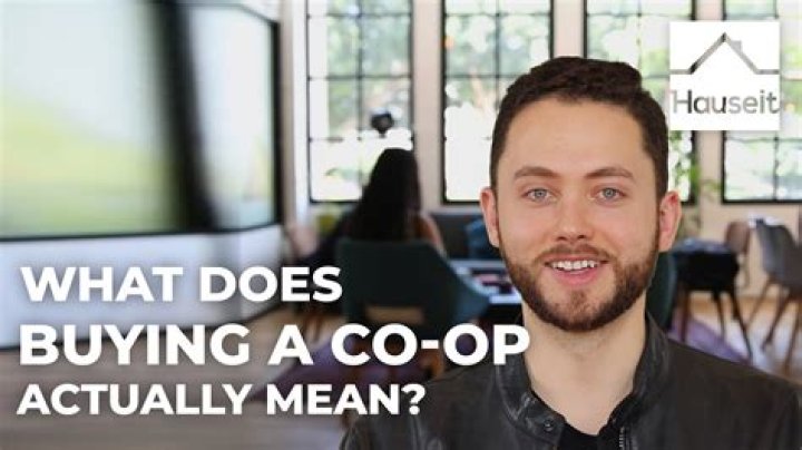 What does co-op mean when buying a house?