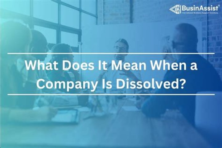 What does it mean if a Ltd company is dissolved?