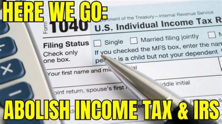 What does it mean to abolish income tax?