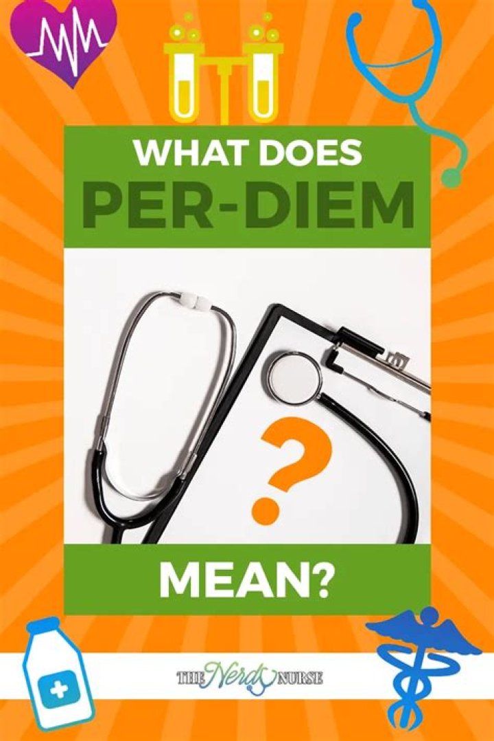 What does per diem for food mean?