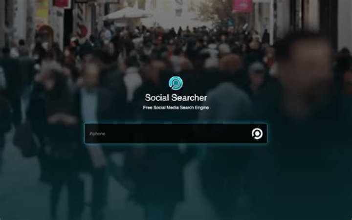 What does social searcher do?