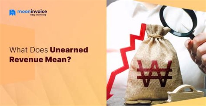What does unearned revenue mean?