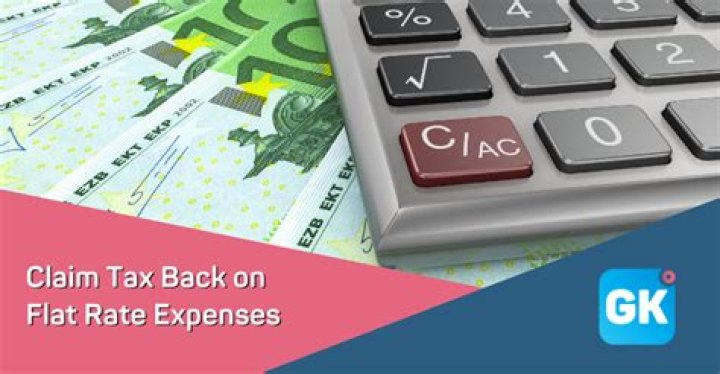 What flat rate expenses can I claim?