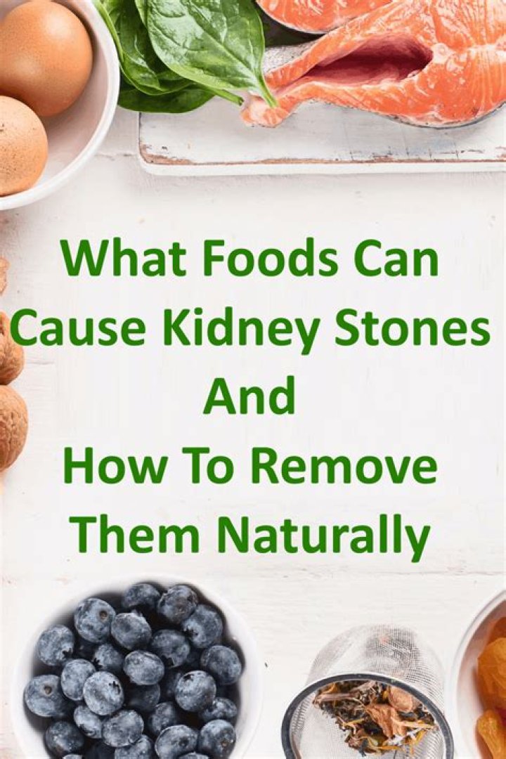 What foods can cause kidney stones?