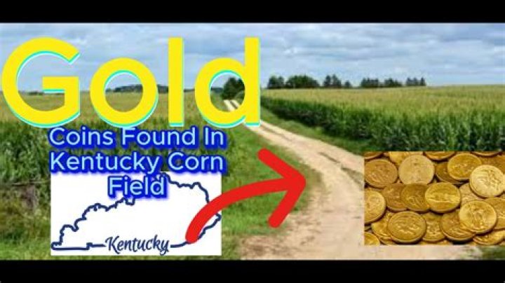 What happened to the gold coins found in California?