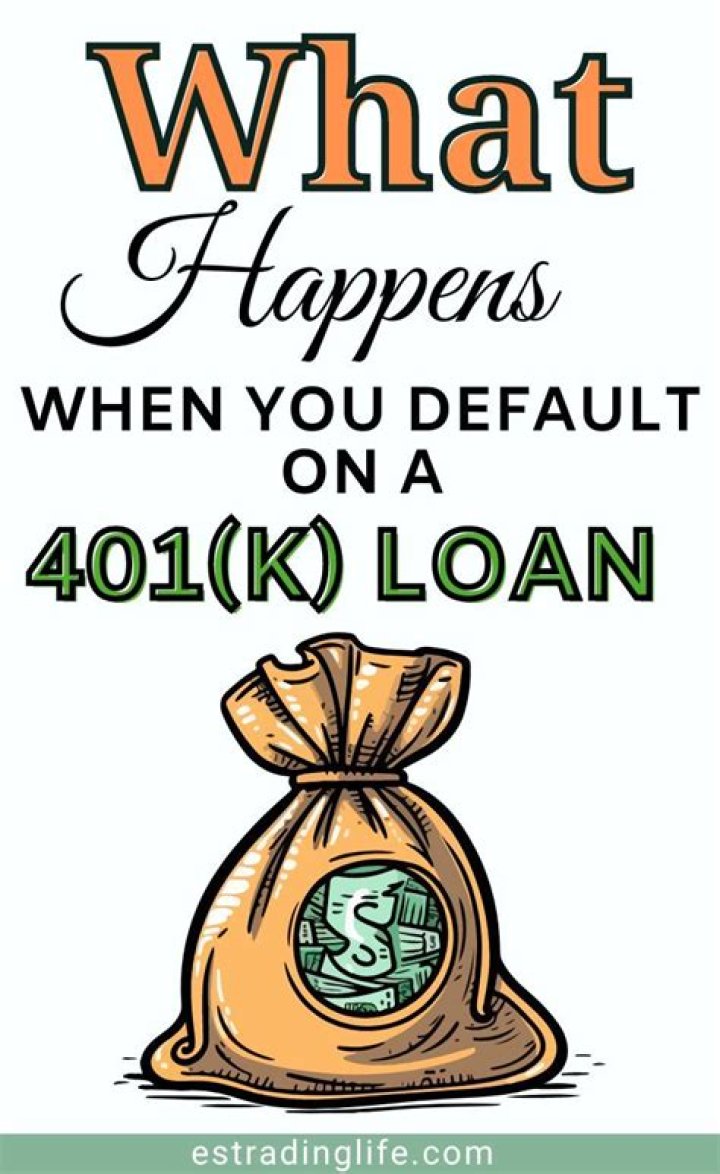 What happens if you default on a 401k loan?