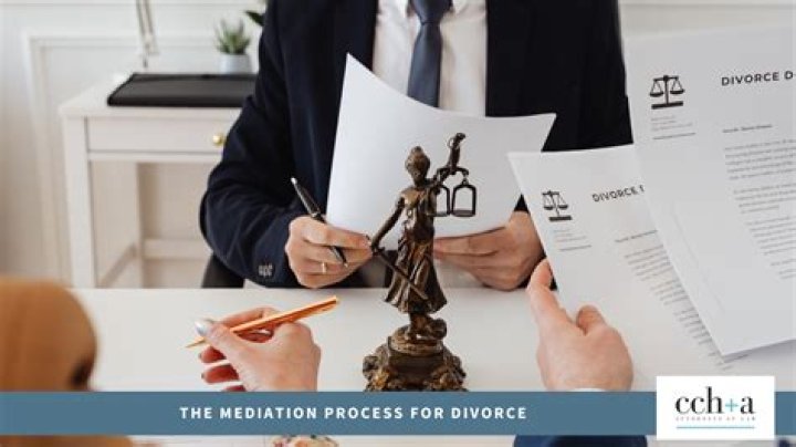 What happens in mediation during divorce?