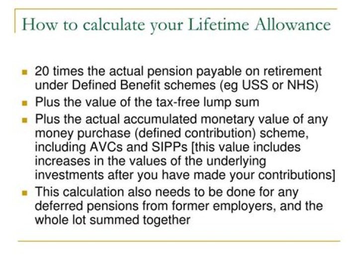 What happens to pension over lifetime allowance?
