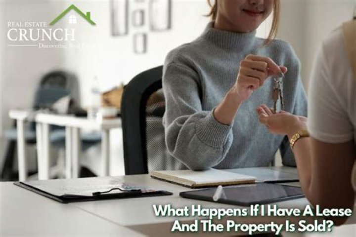 What happens when a leased property is sold?