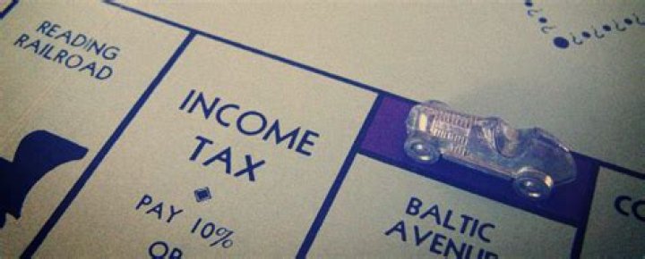 What happens when you land on Income Tax in Monopoly?