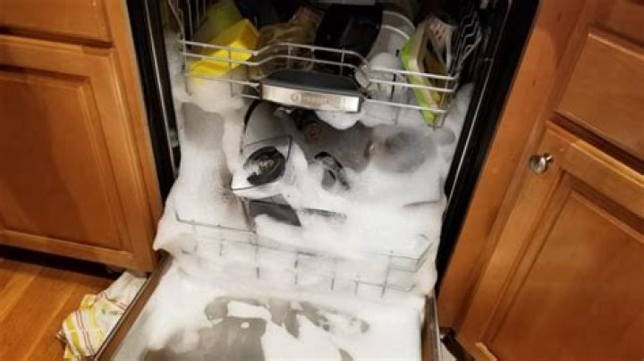 What happens when you put dish soap in a dishwasher?