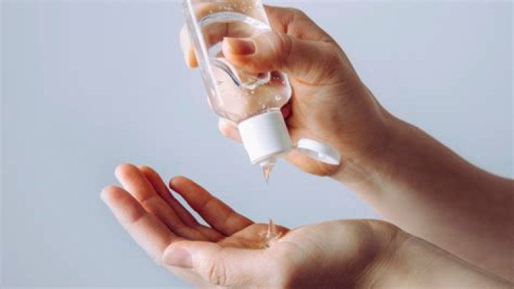 What happens when you put salt in hand sanitizer?