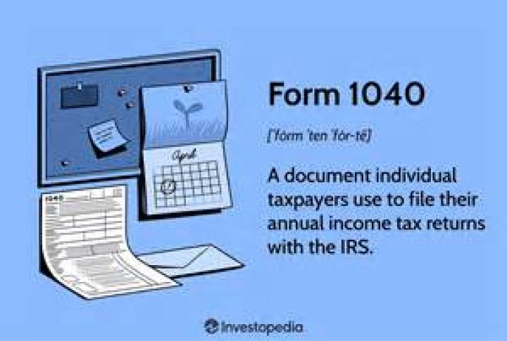 What is a 1040 individual tax return?