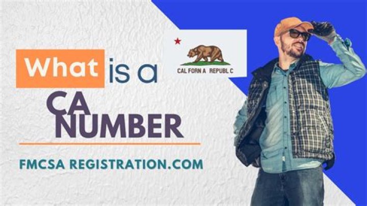 What is a CA business number?
