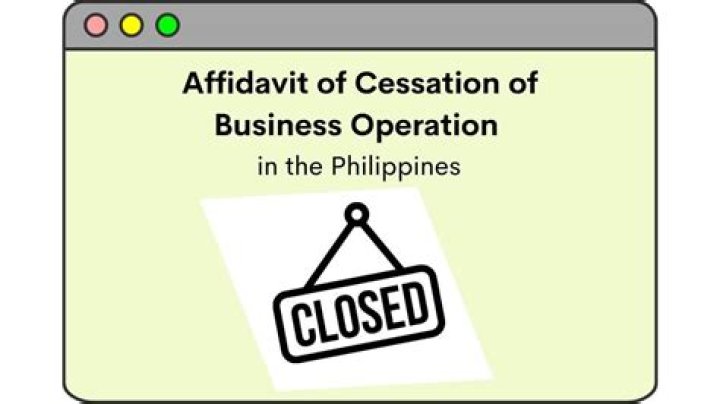 What is a cessation of business?