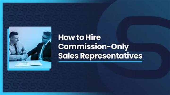 What is a commission only sales position?