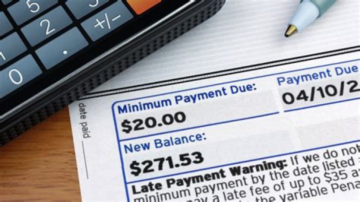 What is a minimum payment due?
