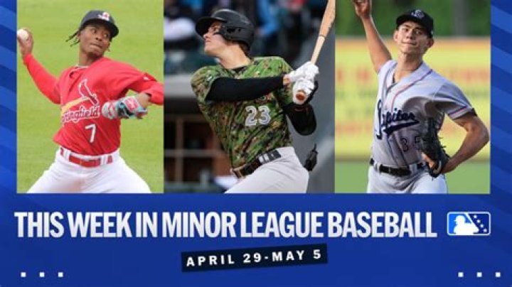 What is a minor league baseball player?