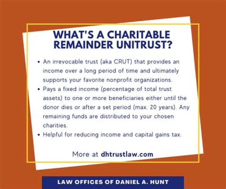 What is a net income charitable remainder unitrust?