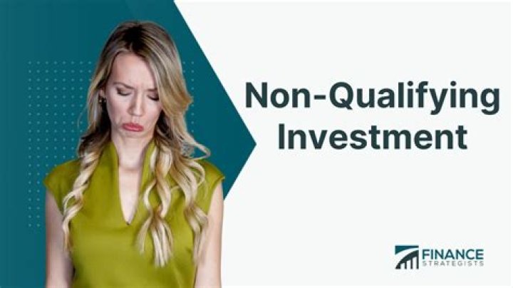 What is a non-qualifying investment bond?