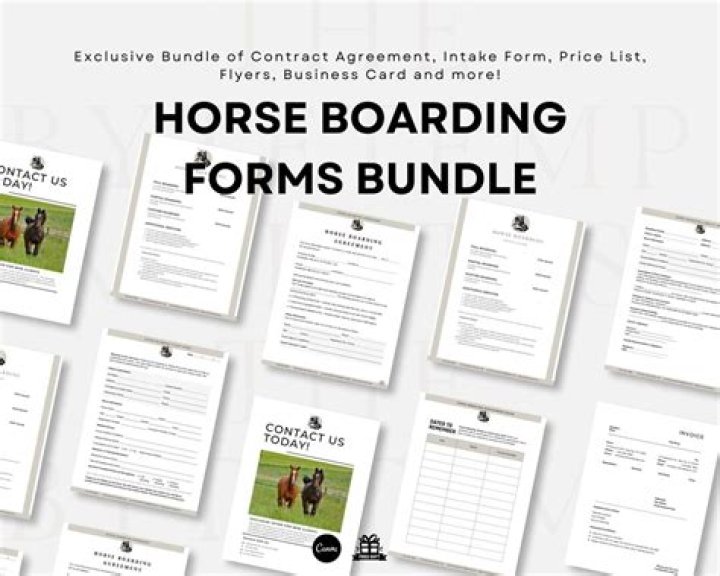 What is commercial horse boarding?