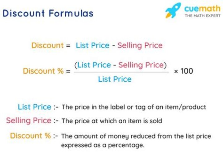 What is discount and sale price?