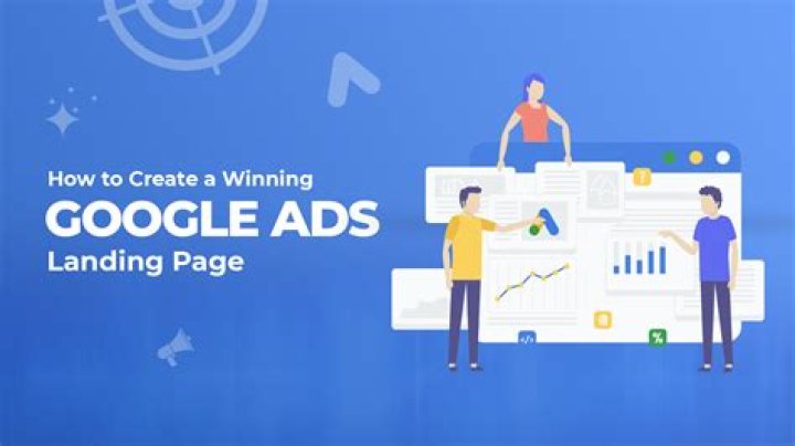 What is Google landing page?