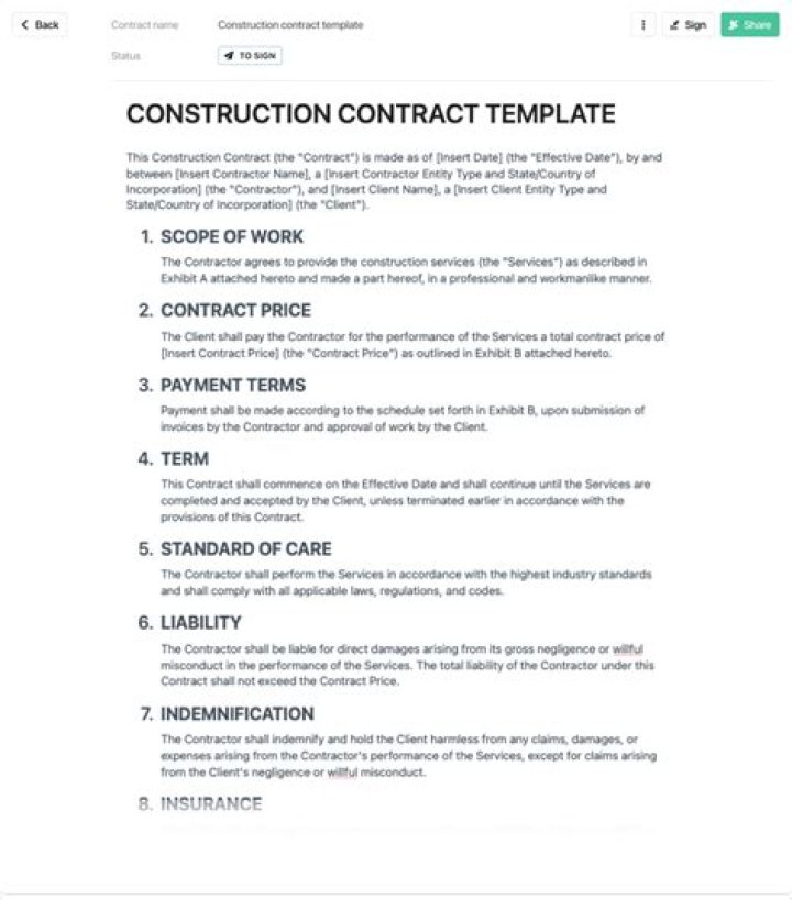 What is included in construction contract documents?
