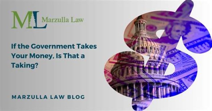 What is it called when the government takes your money?