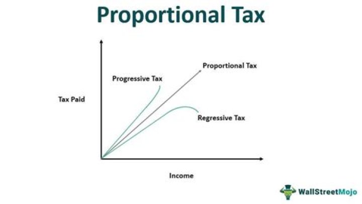 What is meant by proportional tax?