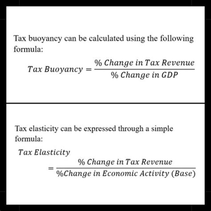 What is meant by tax buoyancy?