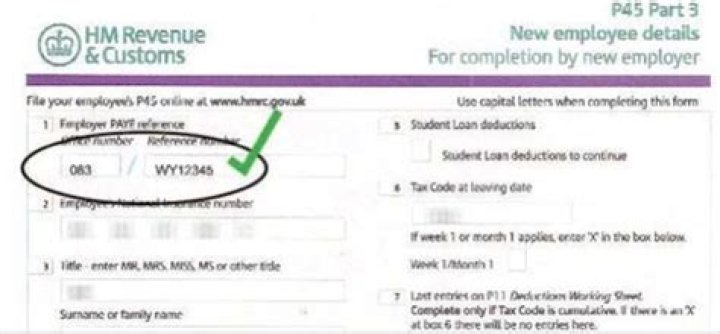 What is payroll number HMRC?