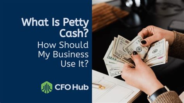 What is petty cash not used for?