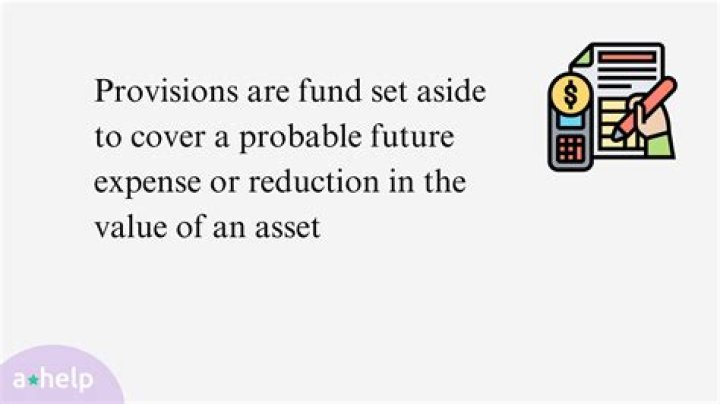 What is provision for rent?