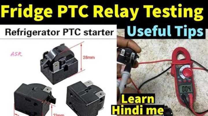 What is PTC relay in fridge?