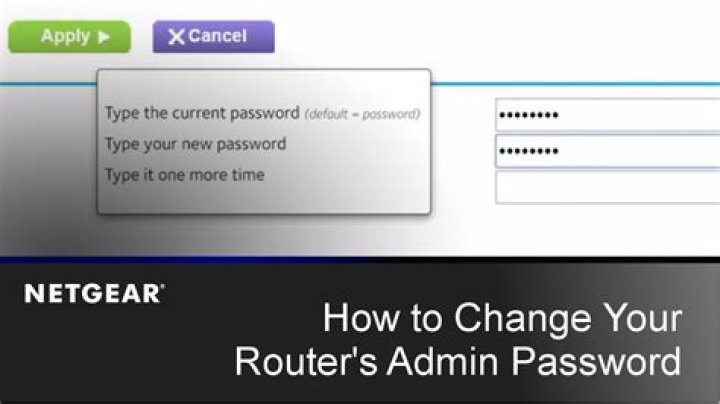 What is router admin password?