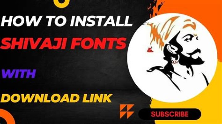 What is Shivaji 01 font?