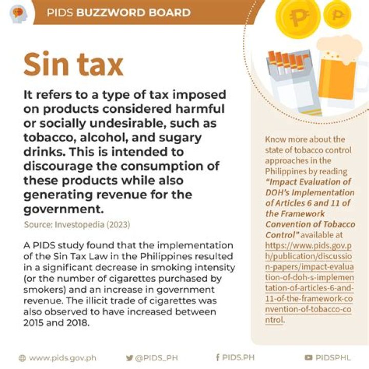 What is sin tax Philippines?