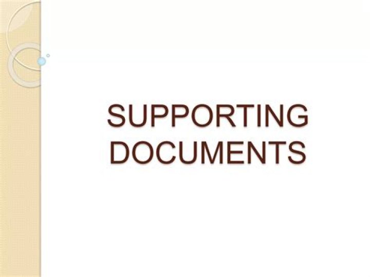 What is supporting documents in auditing?